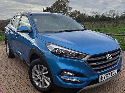 Blue Used 2017 Hyundai Tucson SE SUV | £6,795 (Fair price)