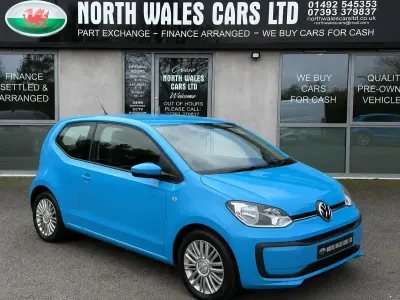 Used VW up! move up! 60 HP (44 kW) 2019 Blue Hatchback