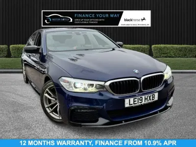 Begagnad BMW 520 M Sport 184 HK (135 kW) 2019 Blå Sedan