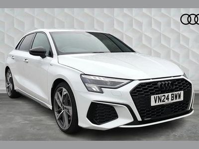 Used Audi A3 Black Edition 147 HP (108 kW) 2024 White Hatchback