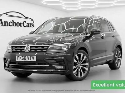 Used VW Tiguan R-line 150 HP (110 kW) 2018 Black SUV