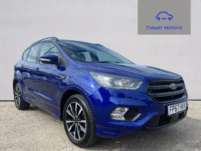 Used Ford Kuga ST-Line 150 HP (110 kW) 2017 Blue SUV