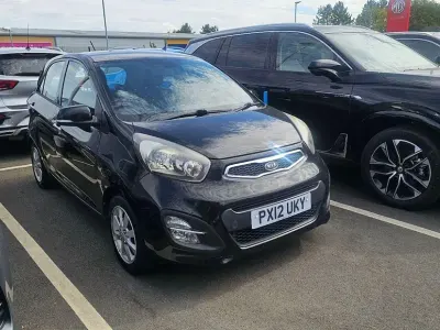 Used Kia Picanto 68 HP (50 kW) 2012 Black Hatchback