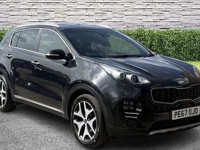 Begagnad Kia Sportage GT-Line 177 HK (130 kW) 2017 Svart SUV