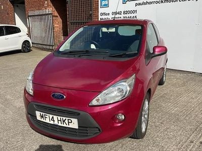 Used Ford Ka Zetec 69 HP (50 kW) 2014 Red Hatchback