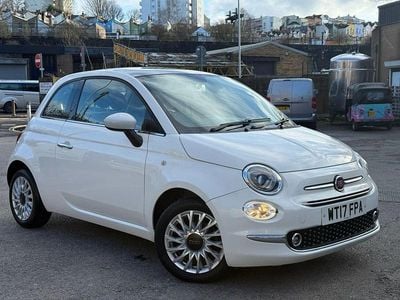 Used Fiat 500 Lounge 69 HP (50 kW) 2017 White Hatchback