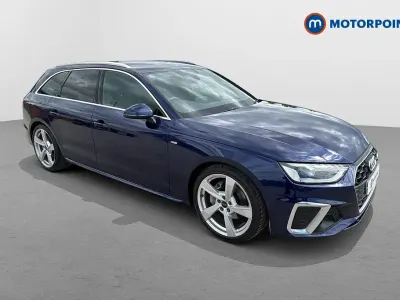 Usado Audi A4 S-Line 204 CV (150 kW) 2024 Azul Familiar