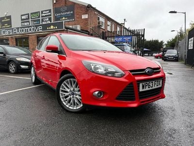 Red Used 2013 Ford Focus Zetec Hatchback | £3,680 (Fair price)
