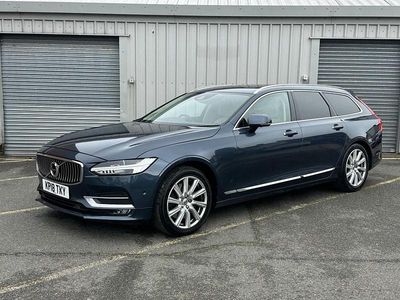 Used Volvo V90 Inscription 235 HP (172 kW) 2018 Blue Estate