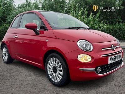 Red Used 2019 Fiat 500 Lounge Hatchback | £7,299 (Fair price)