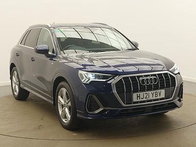 Used Audi Q3 S-Line 150 HP (110 kW) 2021 Blue SUV