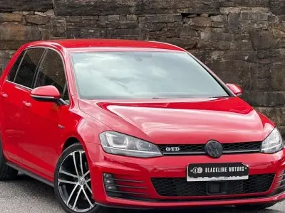 Used VW Golf VII GTD 184 HP (135 kW) 2015 Red Hatchback