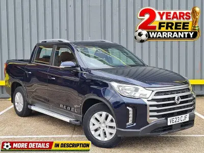 Used SsangYong Musso 187 HP (137 kW) 2023 Blue Pickup