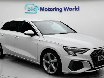 Used Audi A3 Sportback S-Line 110 HP (80 kW) 2023 White Hatchback