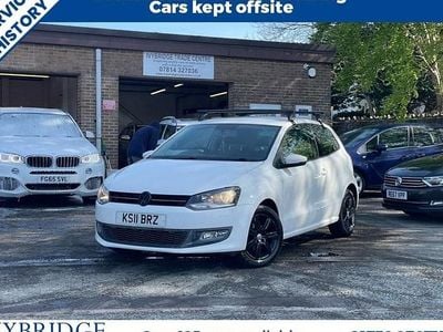 Begagnad VW Polo Match 60 HK (44 kW) 2011 Vit Halvkombi