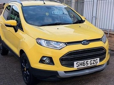 Yellow Used 2015 Ford Ecosport Titanium SUV | £5,995 (Fair price)