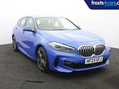 Used BMW 118 M Sport 136 HP (100 kW) 2023 Blue Hatchback