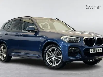 Used BMW X3 M Sport 187 HP (137 kW) 2020 Blue SUV