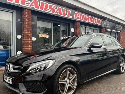 Black Used 2014 Mercedes C250 AMG line Estate | £7,500 (A bit pricey)