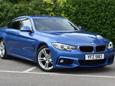 Used BMW 420 Coupé M Sport 190 HP (139 kW) 2015 Blue Coupe