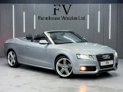 Used Audi A5 Cabriolet S-Line 2010 Silver Cabriolet