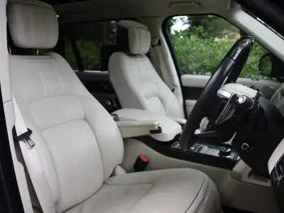 Used Land Rover Range Rover Autobiography 2019 Carpathian grey metallic with ivory perforated hide SUV
