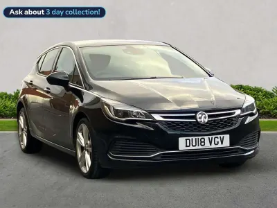 Used Vauxhall Astra SRi 150 HP (110 kW) 2018 Black Hatchback