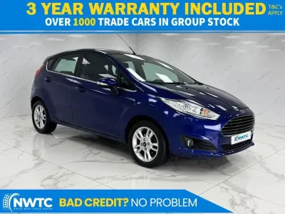 Used Ford Fiesta Zetec 100 HP (73 kW) 2016 Blue Hatchback