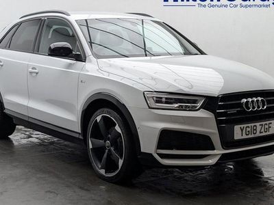 Used Audi Q3 Black Edition 180 HP (132 kW) 2018 White SUV