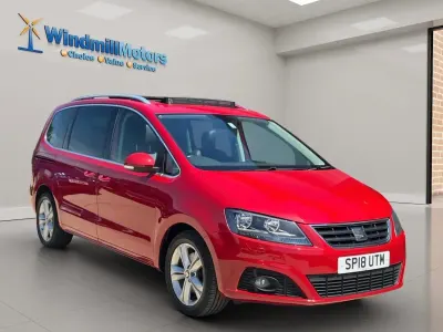 Used Seat Alhambra XCELLENCE 150 HP (110 kW) 2018 Red MPV