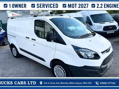 Used Ford Transit Custom 100 HP (73 kW) 2016 White Van