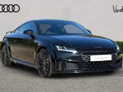 Used Audi TT Black Edition 241 HP (177 kW) 2021 Black Coupe