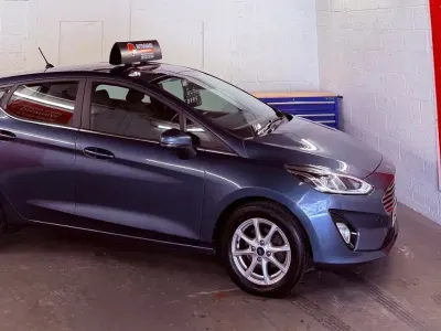 Used Ford Fiesta Zetec 70 HP (51 kW) 2018 Blue Hatchback