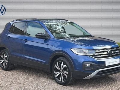 Usado VW T-Cross Black Edition 95 HP (69 kW) 2023 Azul SUV