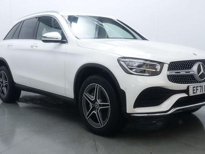 White Used 2022 Mercedes GLC300e AMG line Estate | £25,000 (Good price)