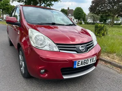 Używany Nissan Note N-TEC 110 KM (80 kW) 2010 Czerwony Hatchback