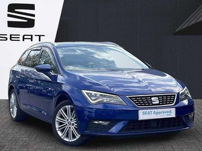Used Seat Leon Sport 150 HP (110 kW) 2018 Blue Estate