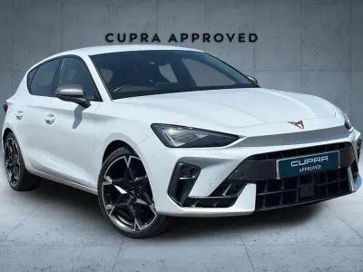 Used Cupra Leon 147 HP (108 kW) 2025 White Hatchback