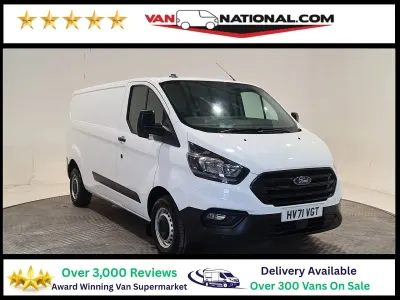 Begagnad Ford Transit Custom 105 HK (77 kW) 2021 Vit Van