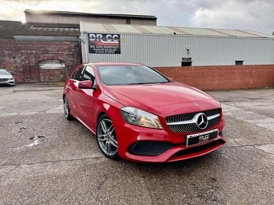 Used Mercedes A160 AMG line 102 HP (75 kW) 2018 Red Hatchback