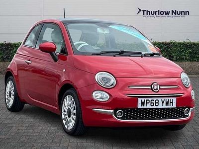 Used Fiat 500 Lounge 69 HP (50 kW) 2018 Red Hatchback