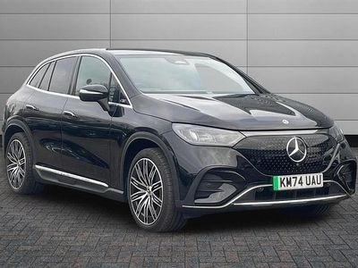 Obsidian black Used 2024 Mercedes EQE350 AMG line Estate | £49,450 (Super price)