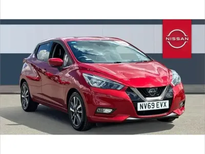 Used Nissan Micra Tekna 101 HP (74 kW) 2020 Red Hatchback