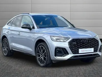 Used Audi Q5 Sportback Black Edition 204 HP (150 kW) 2024 Silver SUV