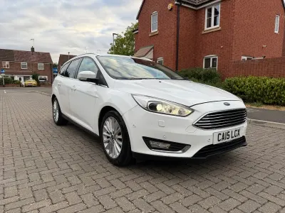 Used Ford Focus Titanium X 2015 White Estate