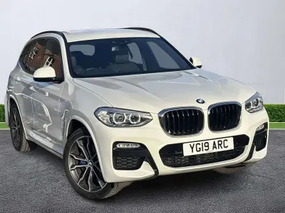 Used BMW X3 M Sport 184 HP (135 kW) 2019 White SUV