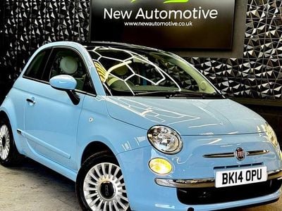 Used Fiat 500 Lounge 69 HP (50 kW) 2014 Blue Hatchback