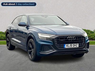 Used Audi Q8 S-Line 286 HP (210 kW) 2019 Blue SUV