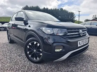 Used VW T-Cross S 95 HP (69 kW) 2020 Black SUV