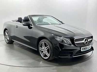 Used Mercedes E350 AMG Line Premium 258 HP (189 kW) 2017 Black Cabriolet